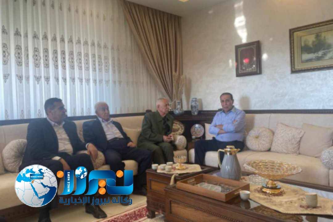 العيسوي يطمأن على صحة قائد العمليات  الخاصة الأسبق  خالد باشا  بني ياسين