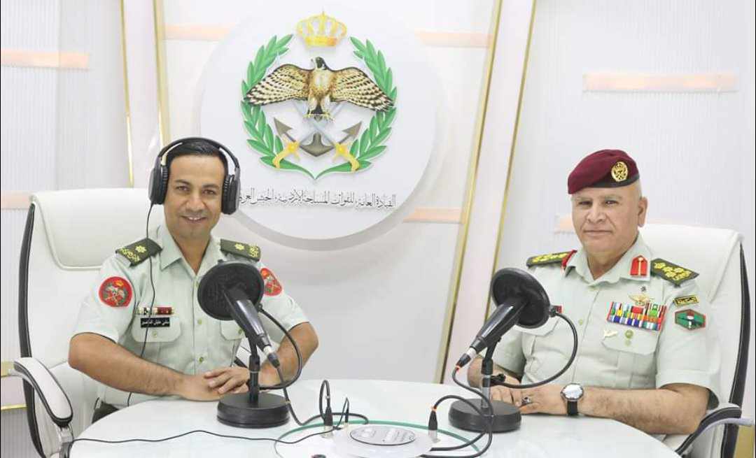 إذاعة الجيش العربي تستضيف العميد الركن أحمود الزواهرة