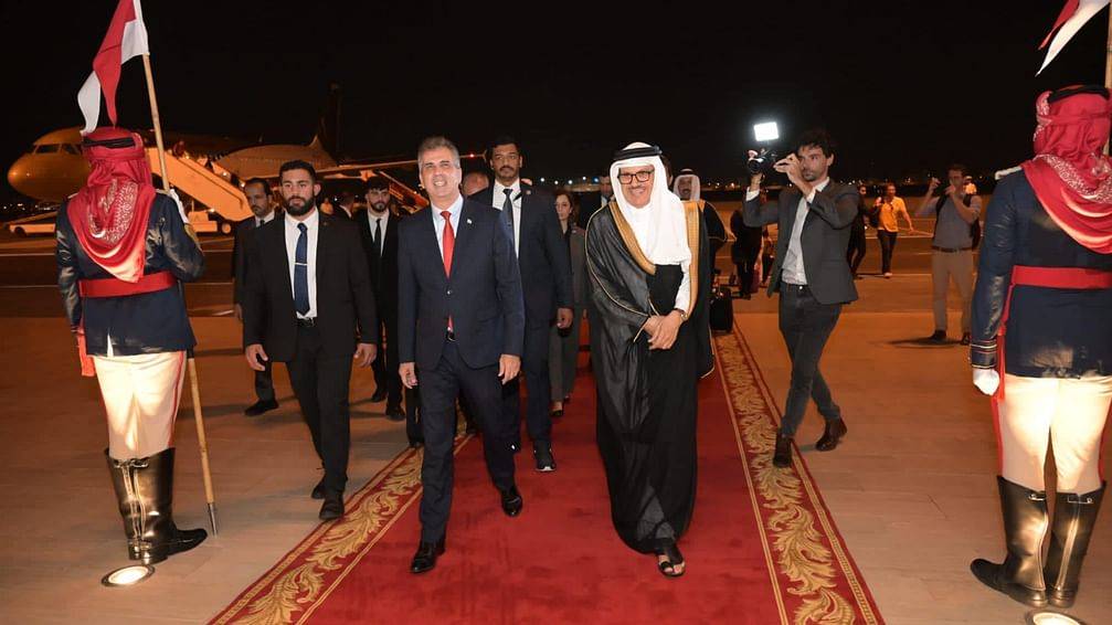 وزير الخارجية الإسرائيلي يصل البحرين في زيارة رسمية