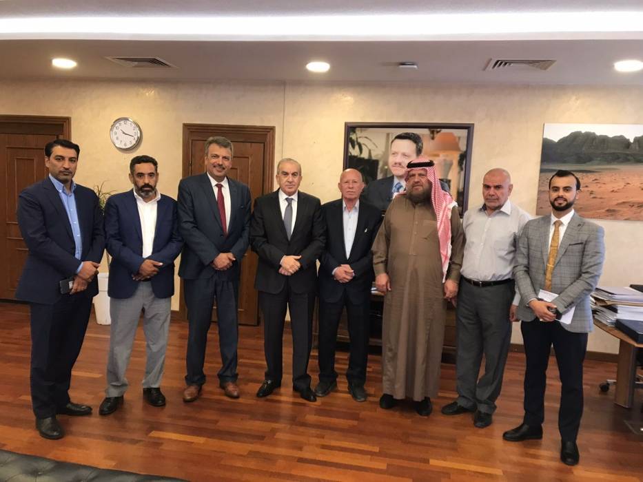 أبو السمن يستقبل مجلسي محافظتي معان و المفرق...صور