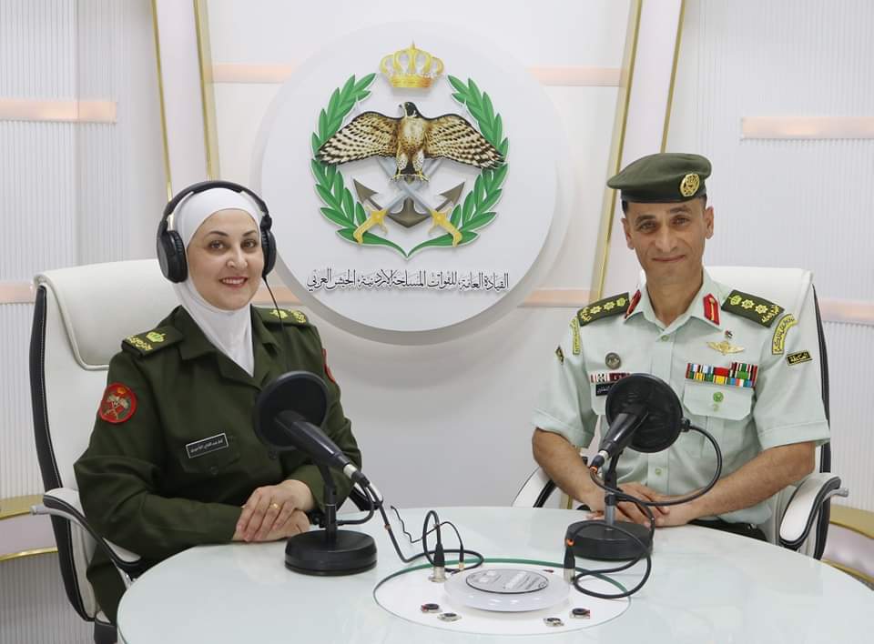إذاعة الجيش العربي تستضيف العقيد الركن هشام الشطناوي