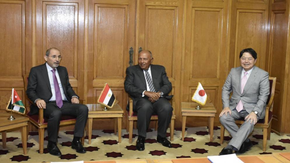 اجتماع أردني مصري ياباني في القاهرة بخصوص الشرق الأوسط