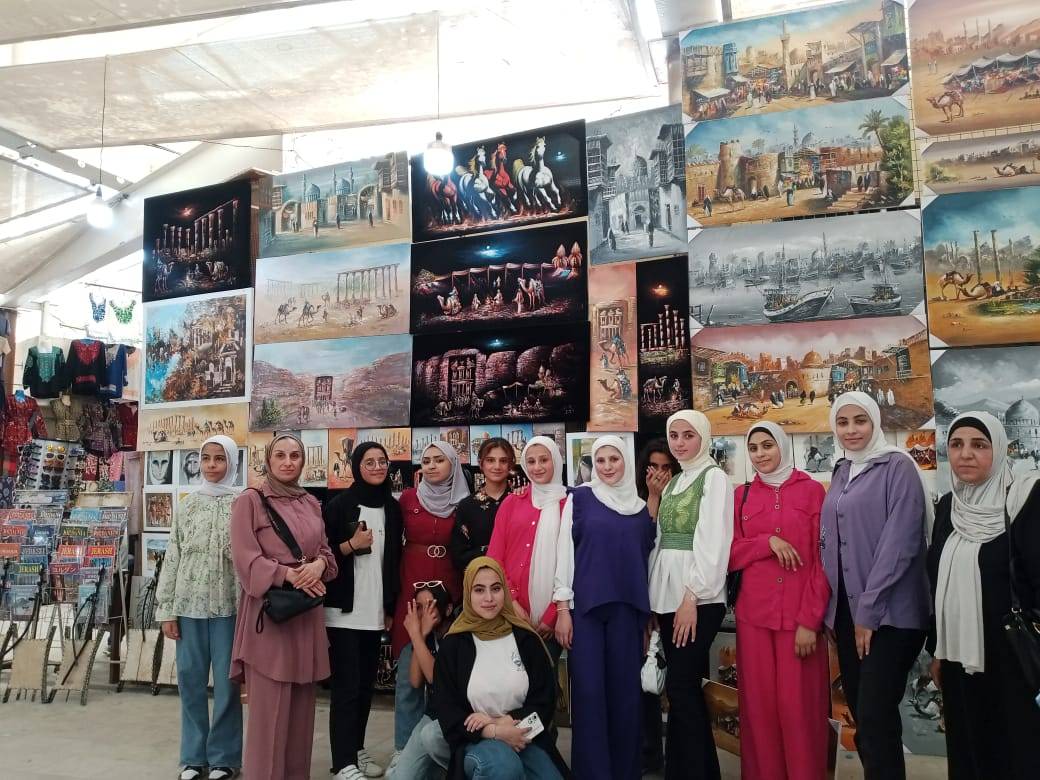 نظم مركز شابات سوف زيارة لقسم السياحة في مديرية سياحة جرش بمشاركة 20 شابة