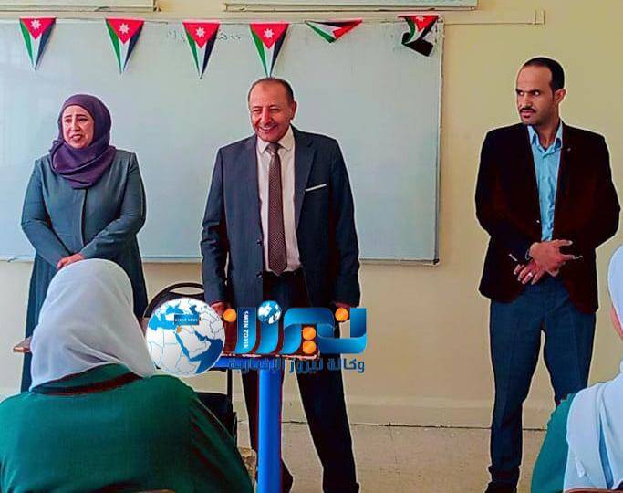 الحجايا يقوم بمتابعة دوام طلاب التعليم المهني