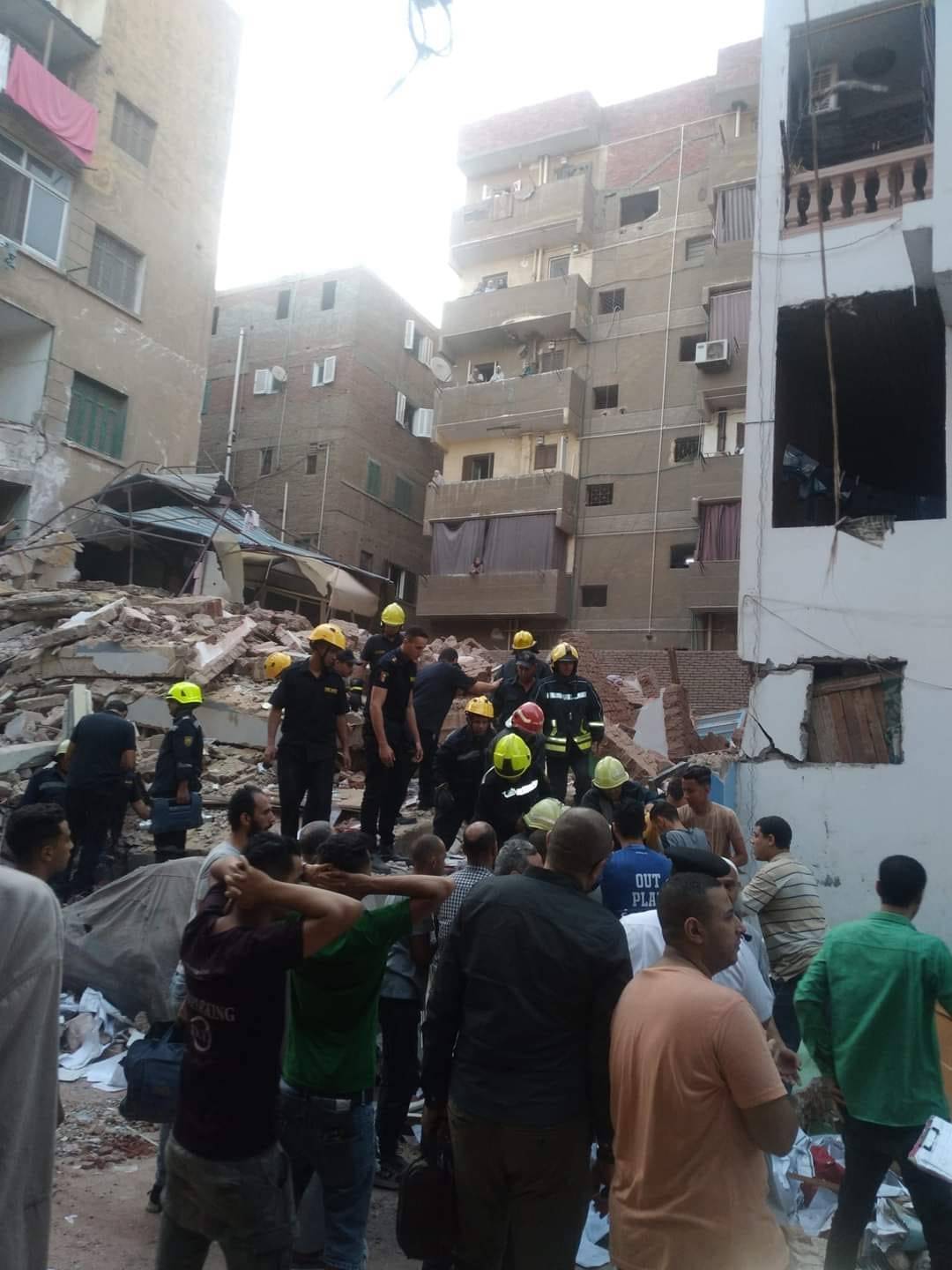 مصر : وفيات ومفقودون في انهيار عقار سكني بالقاهرة