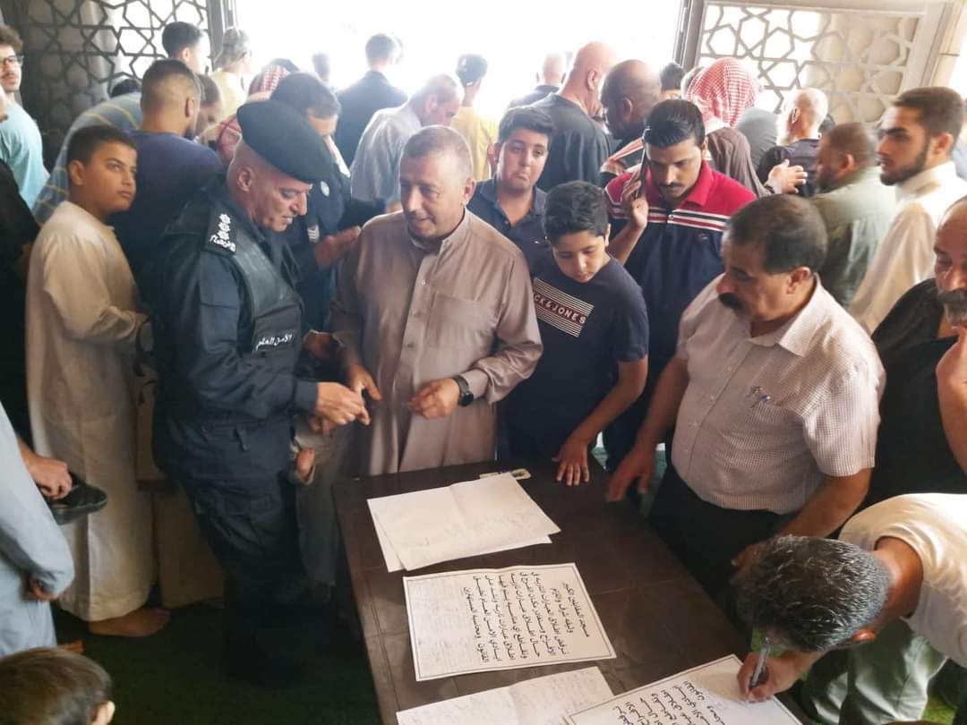 توقيع وثيقة شرف لا لإطلاق العيارات النارية بالتعاون مع لجنة مسجد المقابلين الكبير