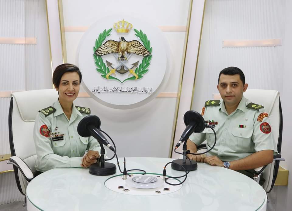 إذاعة الجيش العربي تستضيف الرائد الصيدلاني مالك العودات