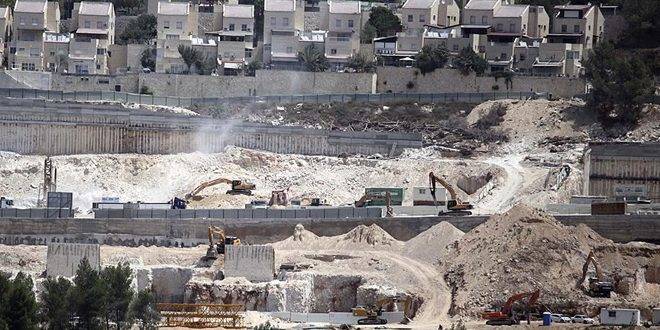 الاستيطان الإسرائيلي يلتهم أراضي بيت لحم