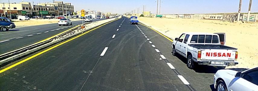 الأشغال تنتهي من تأهيل طريق المفرق  الصفاوي