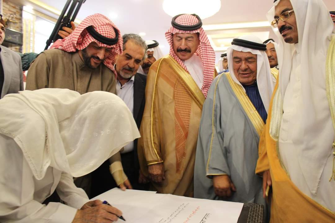 شيوخ ووجهاء عشائر بلقاوية عمان يوقعون وثيقة شرف للتصدي لظاهرة إطلاق العيارات النارية ...صور