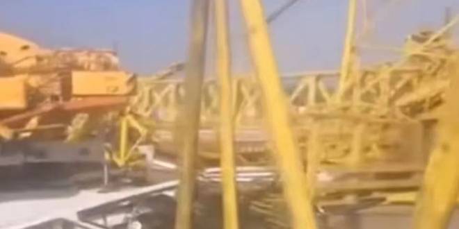 مصرع ستة أشخاص بحادث سقوط رافعة جنوب غربي الصين