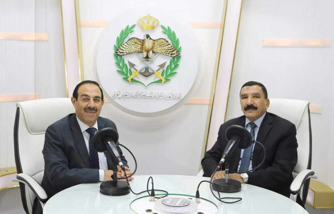 إذاعة الجيش العربي تستضيف العقيد الركن باسل احمد العجارمة