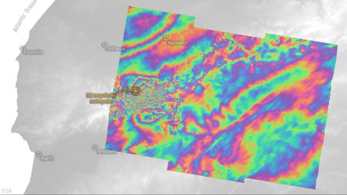 بعد زلزال المغرب .. الأقمار الاصطناعية تكشف كيف تحركت الأرض