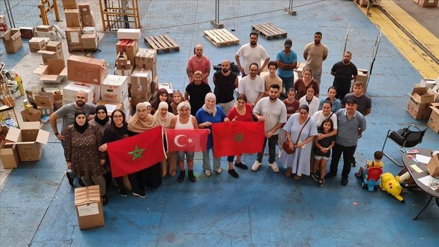 ألمانيا.. أتراك يجمعون مساعدات لصالح منكوبي زلزال المغرب