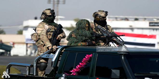 القوات العراقية تدمر وكرين إرهابيين في صلاح الدين