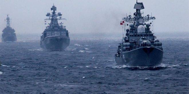 أسطول المحيط الهادئ الروسي يجري تدريبات واسعة