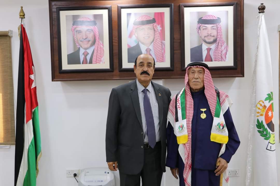 الشوبكي يلتقي العريف المتقاعد عودة الفاعوري