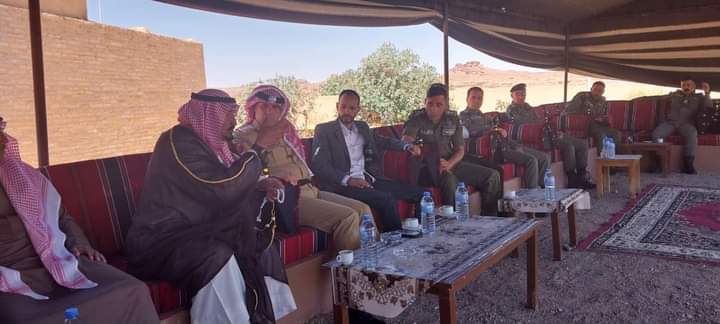 مدير شرطة البادية الجنوبية يلتقي متقاعدي الأمن العام في رم