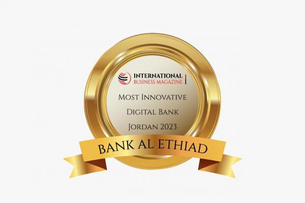 بنك الاتحاد يحصل على جائزتي أفضل تطبيق بنكي والبنك الرقمي الأكثر ابتكاراً في الأردن