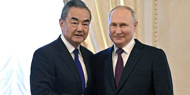 بوتين: روسيا والصين تنطلقان من مواقف واحدة لتشكيل عالم متعدد الأقطاب