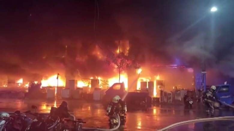 ستة قتلى في حريق مصنع كرات الغولف في تايوان