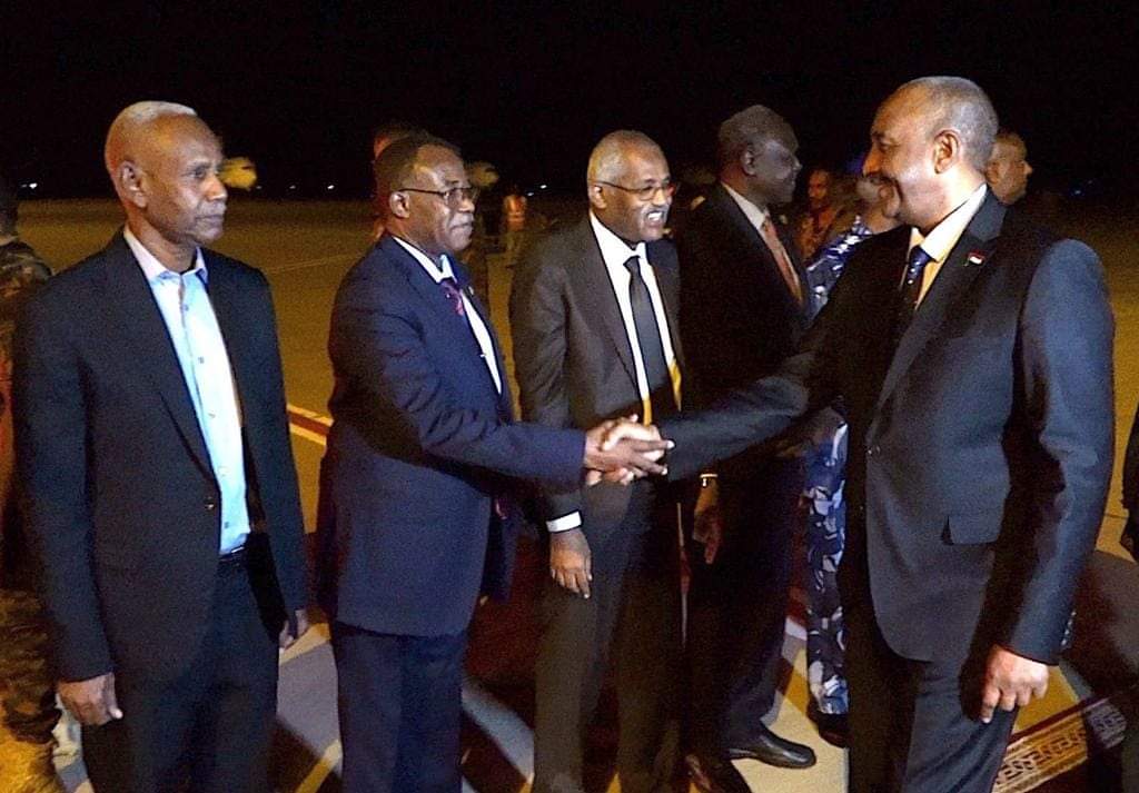 برهان يعود للسودان بعد مشاركته في إجتماعات الجمعية العامة للامم المتحدة بنيويورك...صور