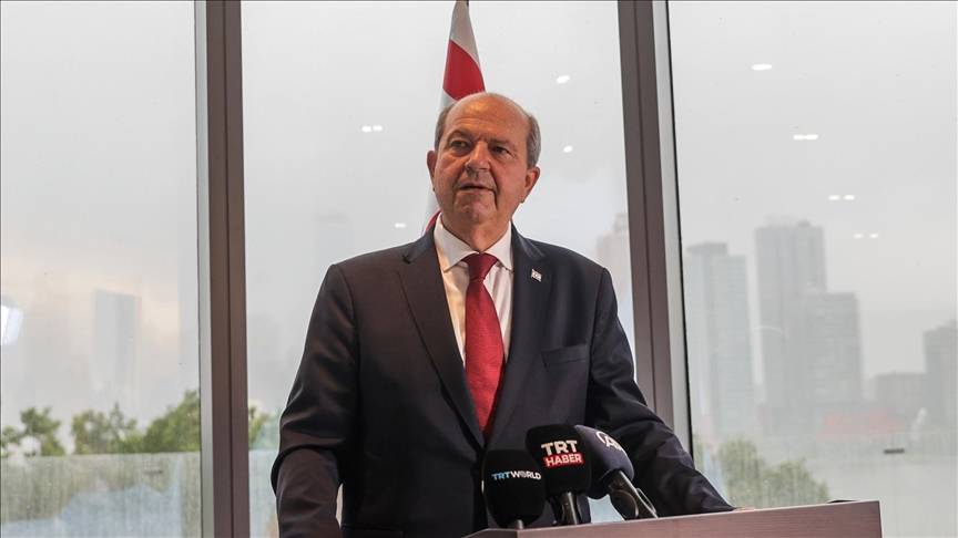 رئيس قبرص التركية يؤكد أهمية حل الدولتين ومبدأ السيادة