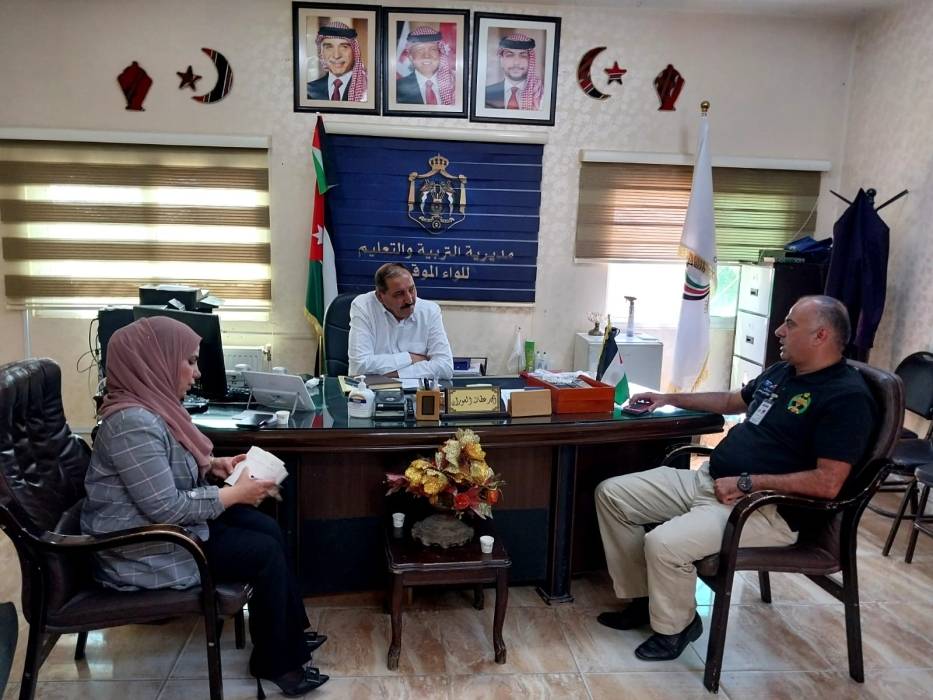 العوران يلتقي مندوب أمن إف إم Amen FM