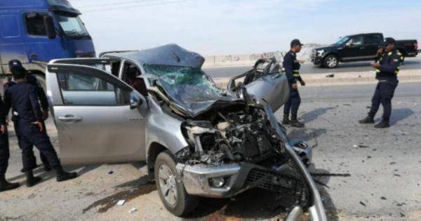 5 إصابات بحادث تصادم 3 مركبات على طريق إربد عمان