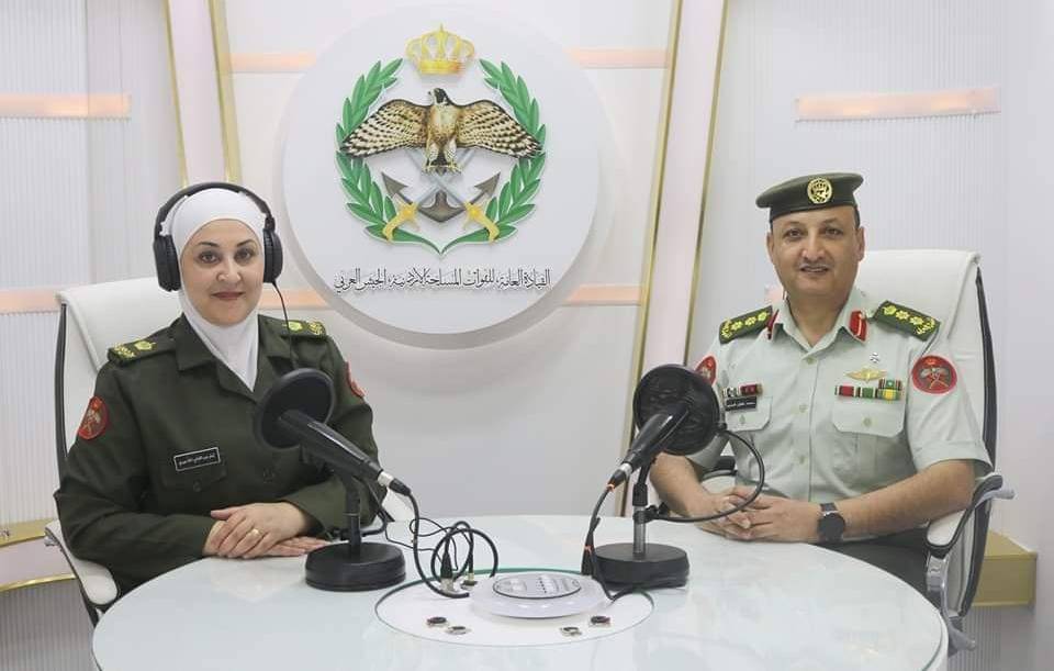 اذاعة الجيش العربي تستضيف العقيد محمد خليل الحديد