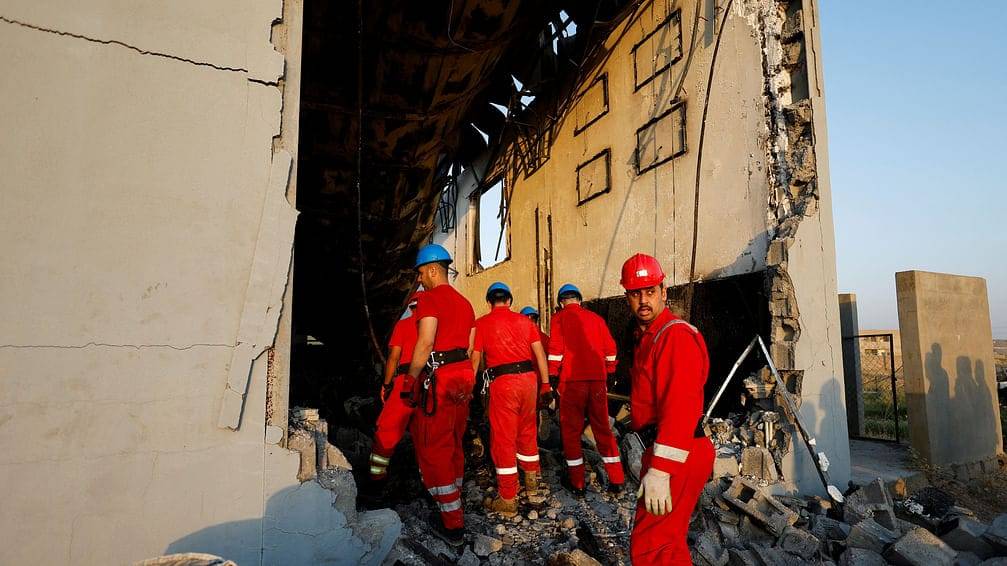 العراق : توقيف 9 أشخاص مسؤولين عن قاعة الحمدانية