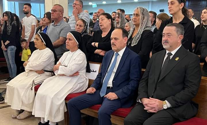 القائم بالأعمال العراقي في عمّان يحضرالقداس الجنائزي حداداً على ضحايا الفاجعة الأليمة في محافظة نينوى