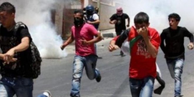 إصابة عشرات الفلسطينيين جراء اعتداء قوات الاحتلال عليهم بالضفة