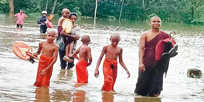 تضرر أكثر من 5 آلاف شخص جراء الفيضانات في سريلانكا