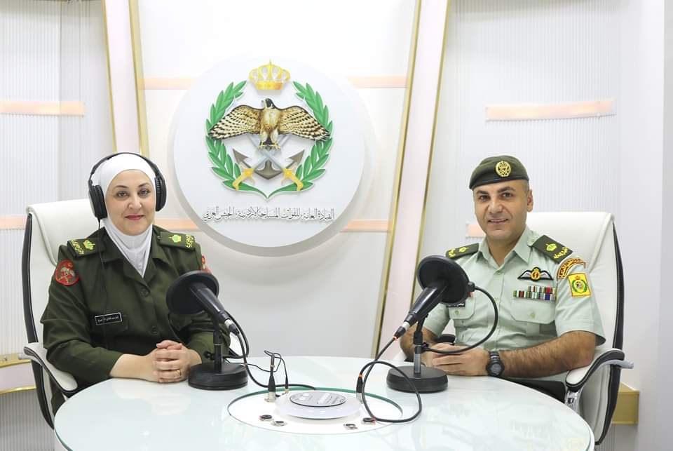 إذاعة الجيش العربي تستضيف الرائد الطبيب عبدالفتاح العوايشة