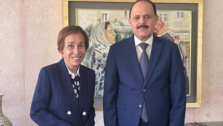 القائم بالأعمال لسفارة العراقية يلتقي سمو الأميرة بسمة بنت طلال