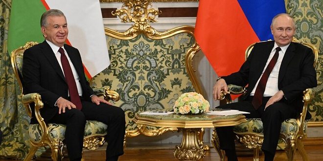 بوتين: علاقات روسيا وأوزبكستان تتطور بشكل ديناميكي في كل المجالات