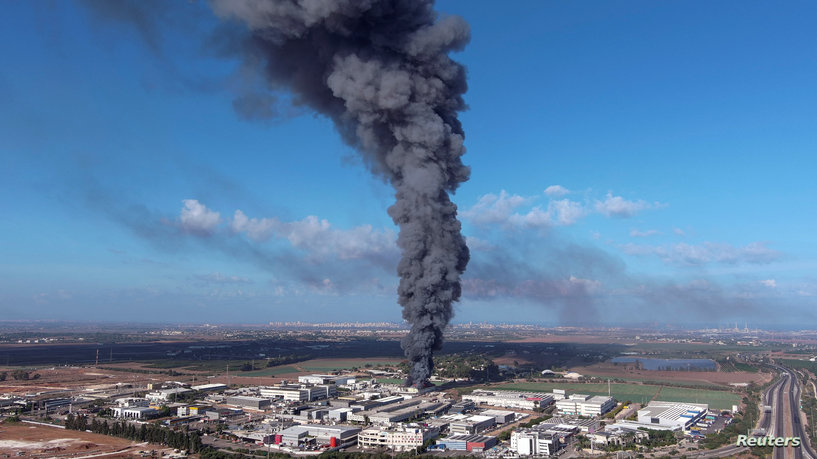 المقاومة الفلسطينية تطلق 100 صاروخ من غزة باتجاه سديروت