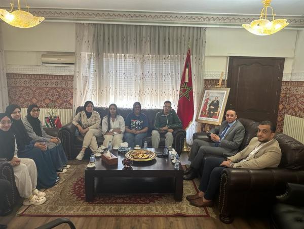 القائم بأعمال سفارة المغرب يستقبل الطلبة الجدد في الجامعات الأردنية