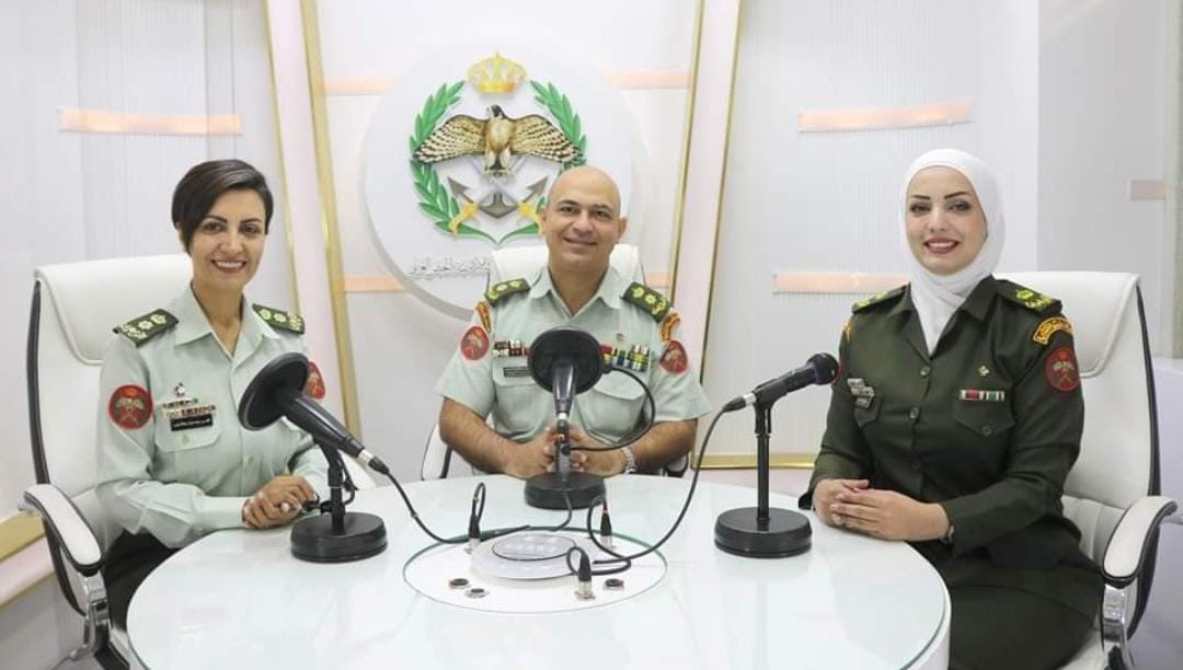 اذاعة الجيش العربي تستضيف الرائد مجدي السودي والرائد زين الكعابنة