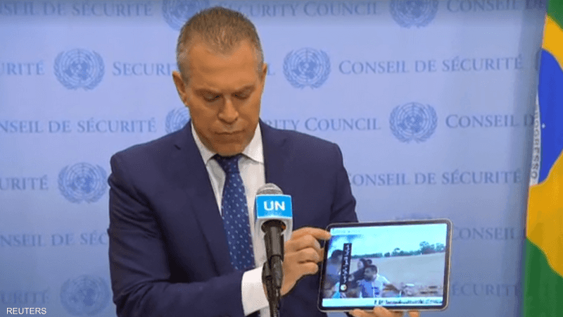مبعوث إسرائيل بالأمم المتحدة يصف هجمات حماس بجرائم حرب