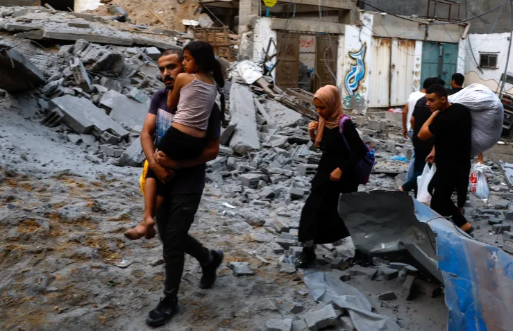 الاحتلال ينصح الفارين من غزة بالتوجه لمصر