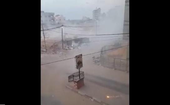 الاحتلال يقصف منطقة في غزة بالفسفور