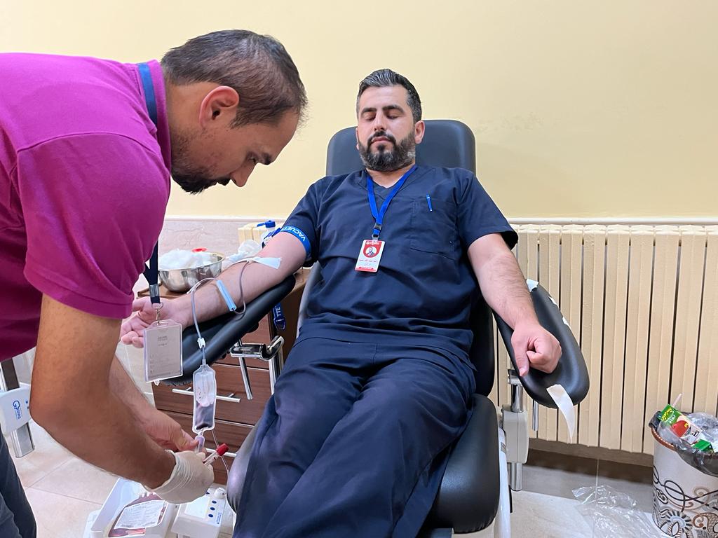 عجلون.. حملة للتبرع بالدم في مستشفى الإيمان