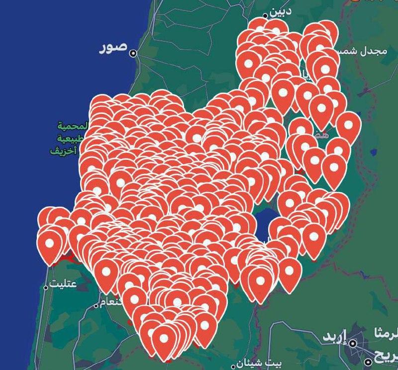 حكومة الكيان تطلق تحذيرا لجميع سكان الشمال
