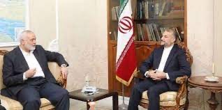 حركة حماس: هنية استعرض مع وزير الخارجية الإيراني الدوافع التي أدت إلى عملية طوفان الأقصى