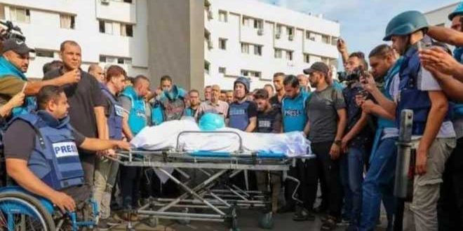 نقابة الصحفيين الفلسطينيين: استشهاد 11 صحفياً واستهداف مراكز 50 مؤسسة إعلامية جراء عدوان الاحتلال على غزة