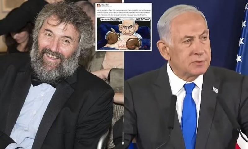 إقالة رسام الكاريكاتير بصحيفة الغارديان بسبب رسمة لنتنياهو