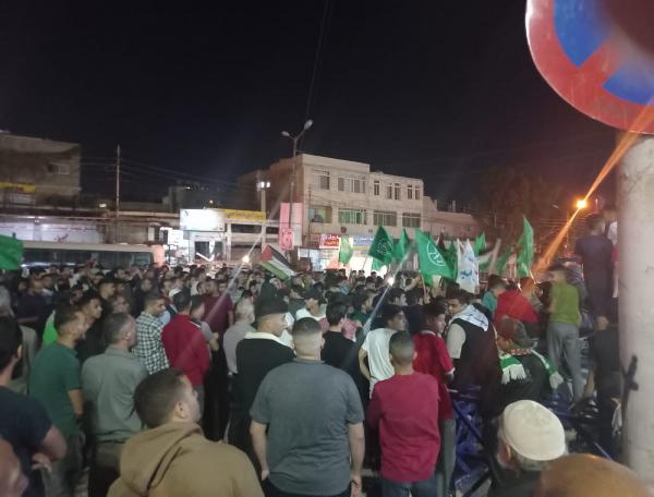وقفات في الرصيفة للتضامن مع غزة