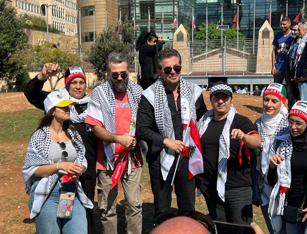 فنانو لبنان يتضامنون مع غزة